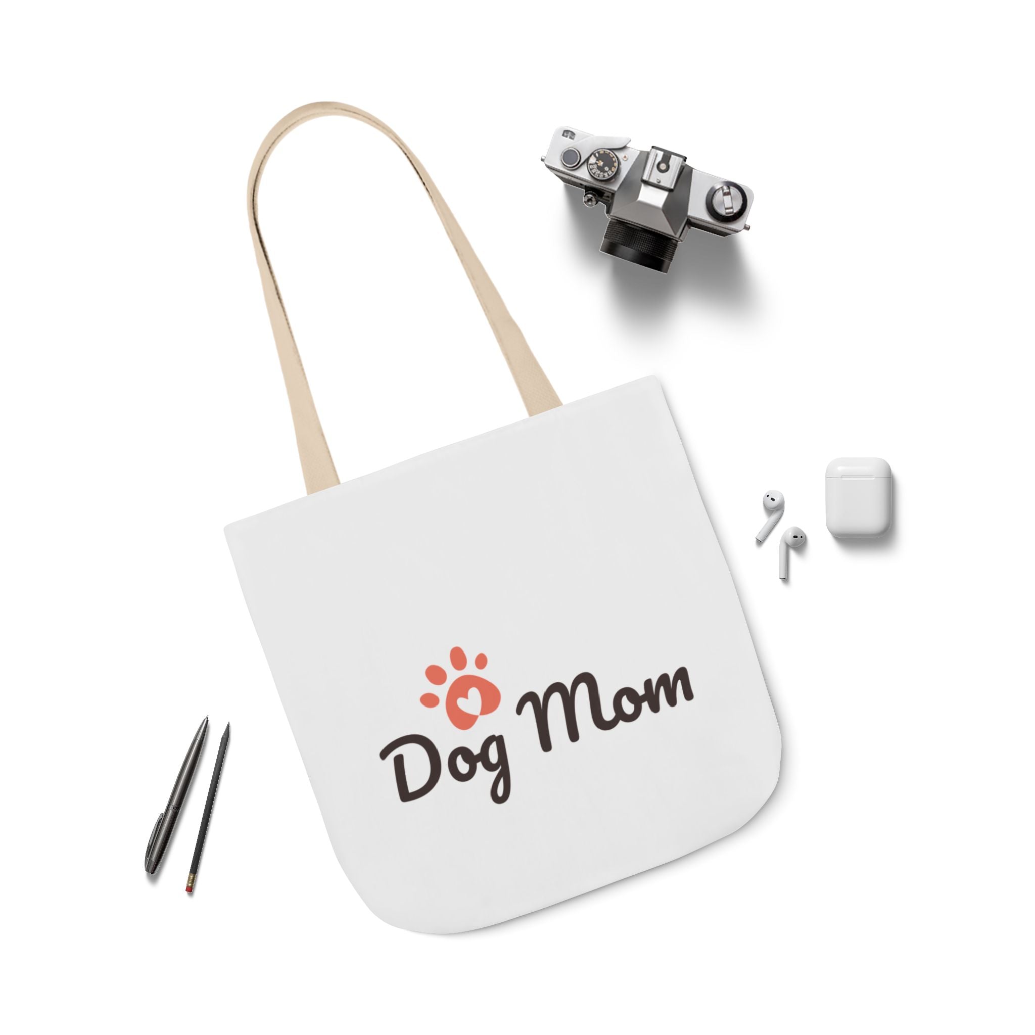 Canvas Tote Bag, 5-Color Straps