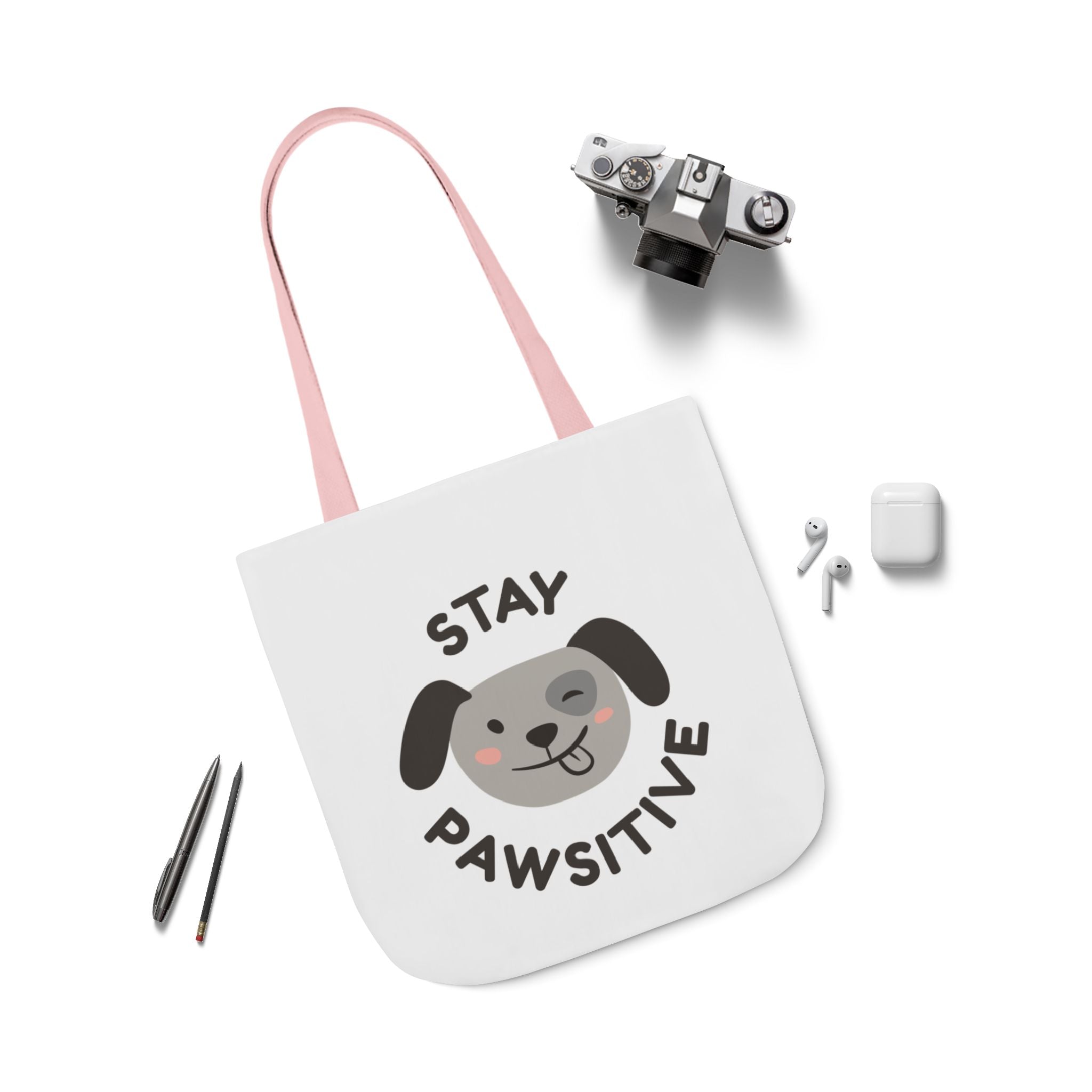 Canvas Tote Bag, 5-Color Straps
