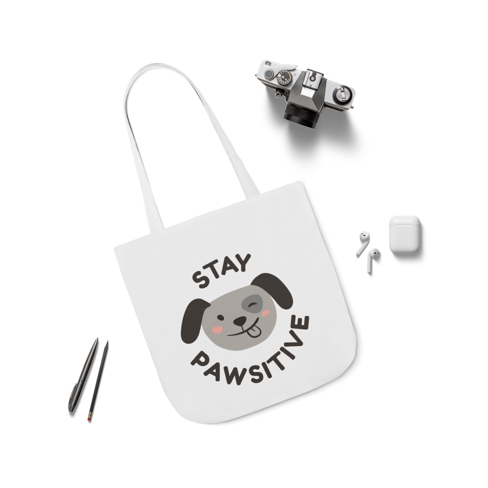 Canvas Tote Bag, 5-Color Straps