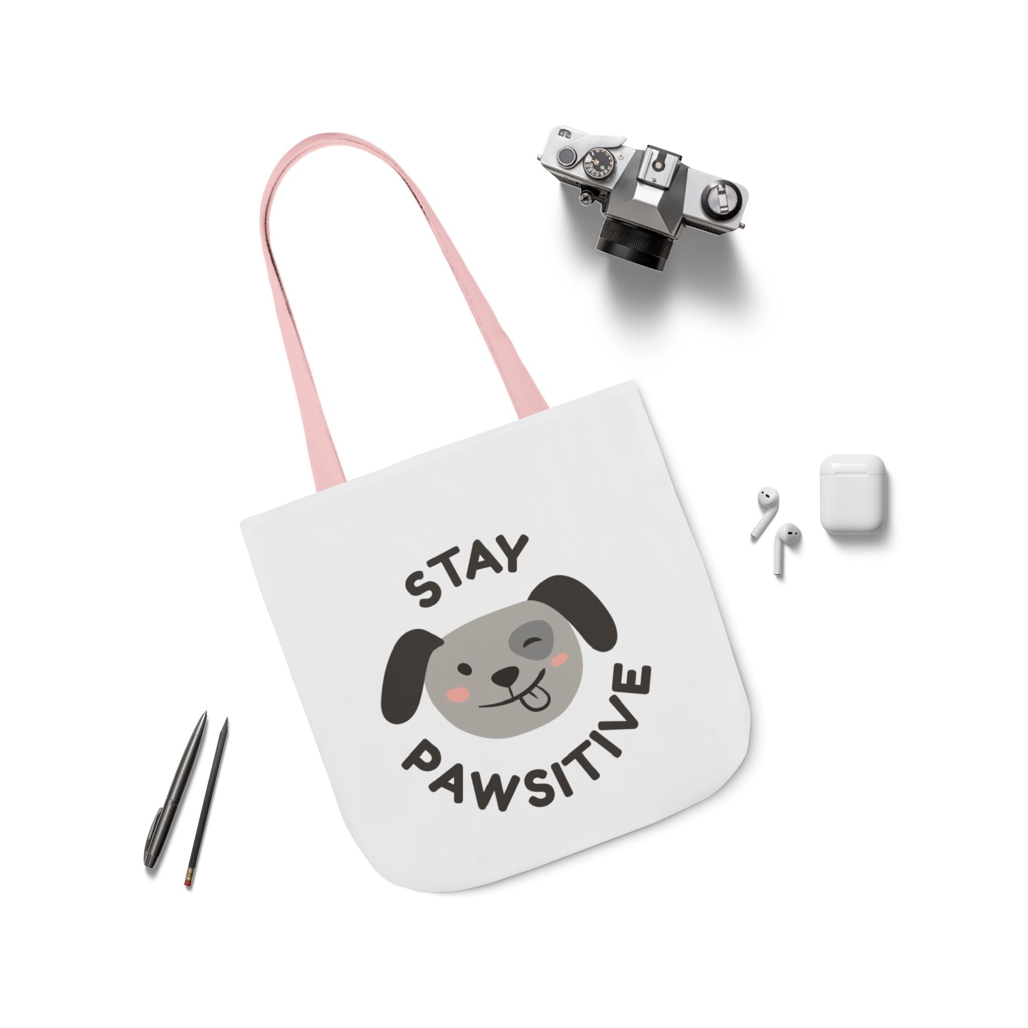 Canvas Tote Bag, 5-Color Straps