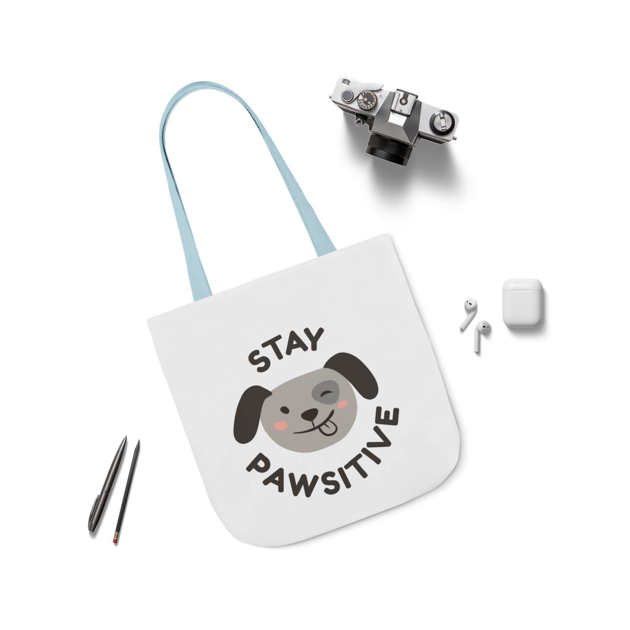 Canvas Tote Bag, 5-Color Straps
