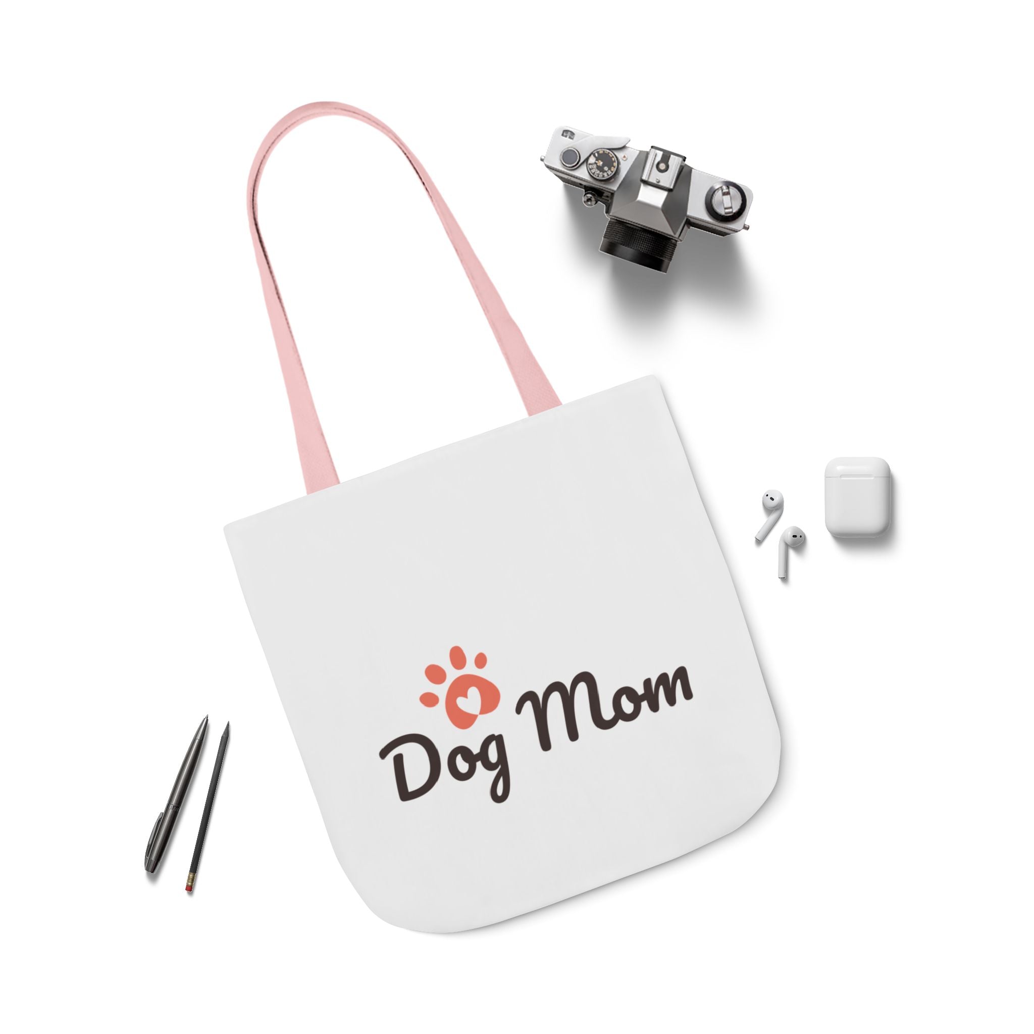 Canvas Tote Bag, 5-Color Straps